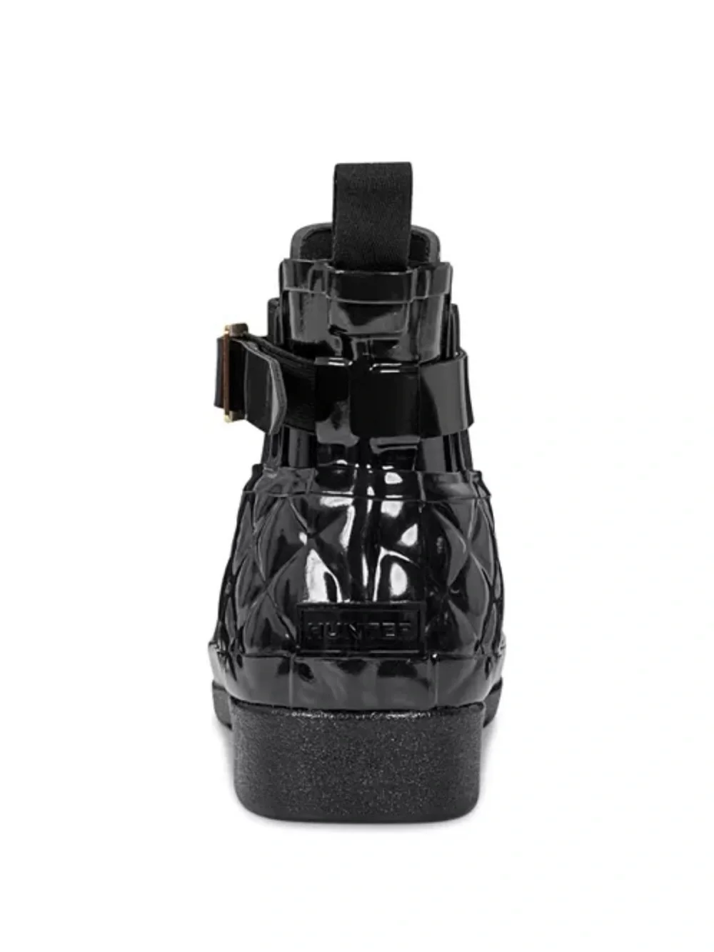 HUNTER - Women’s Refined Quilted Rubber Chelsea Boots